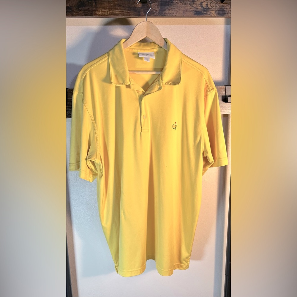Masters yellow performance polo.‎ XL